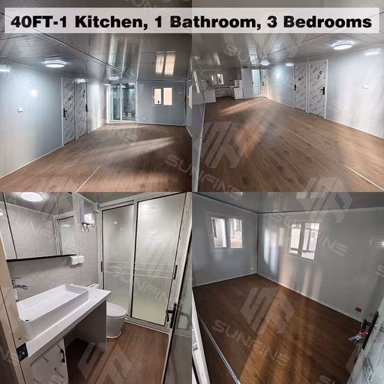 Maison préfabriquée de luxe maison préfabriquée conteneur maison mobile bureau de conteneur à vendre