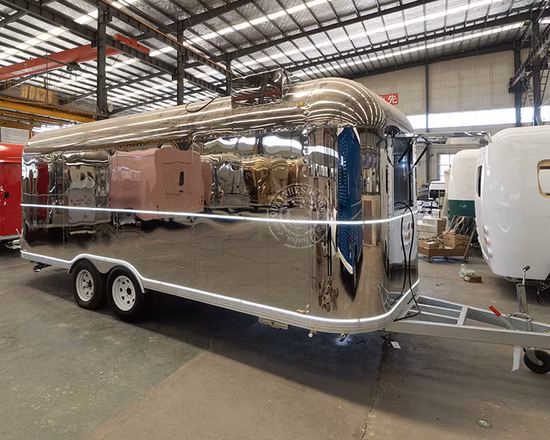 Remorque mobile Airstream Food Truck entièrement équipée avec cuisine